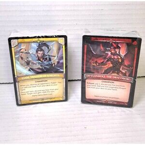 Argent Saga TCG Dragonholt Alpha Deck + Full Deck Lot Sealed Card Game NEW